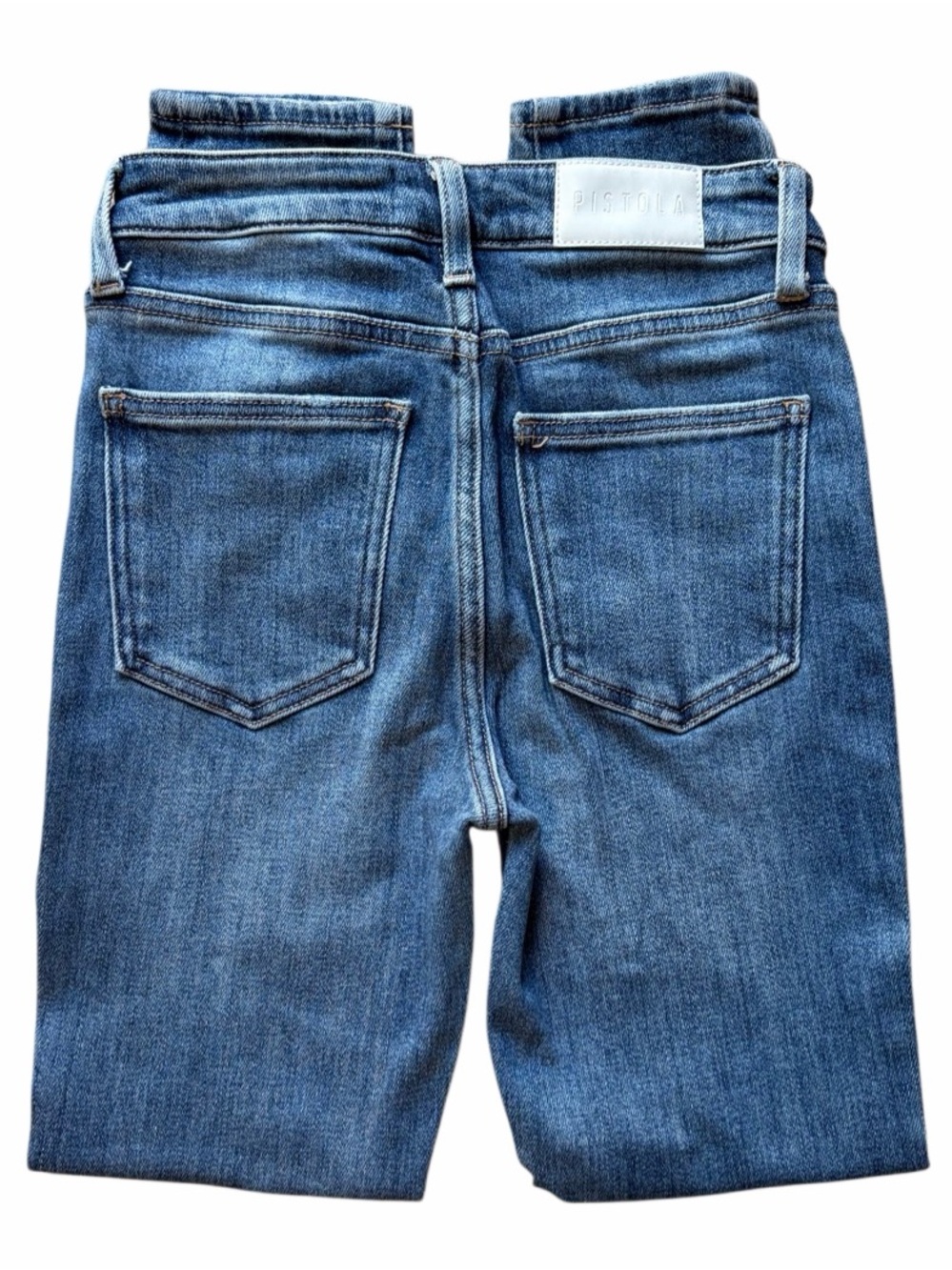 Pistola Medium Denim Wash Skinny Jeans Size 25